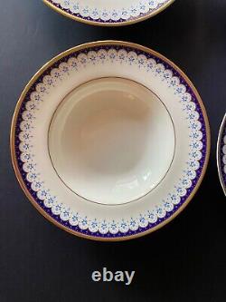 Minton Consort Rimmed Soup Bowls Set Of 4 Nice Condition