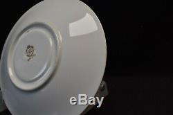 Minton England Bone China Embassy K108 Set of 8 Cream Soup Bowls & Saucers