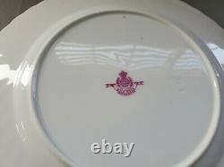 Minton England Gold Rose Set of 5 Dinner Plates Bone China English 10.75'' W