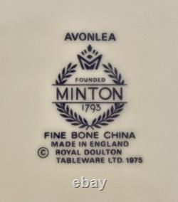 Minton Fine Bone China Avonlea Service For 4 Total 20 Pcs