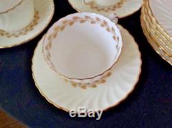 Minton Gold Cheviot Bone China England 4 Place settings of 5 (20 pieces)