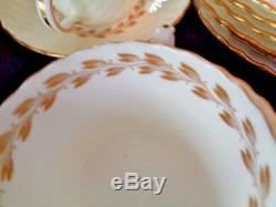 Minton Gold Cheviot Bone China England 6 Place settings of 5 (30 pieces)