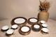 Minton Grandee Dinnerware Set for 6 + Extras Black & Gold England