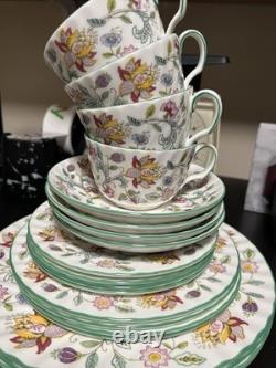 Minton Haddon Hall Bone China Dinner 5 Pieces Set For 4