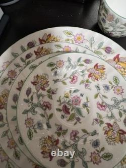 Minton Haddon Hall Bone China Dinner 5 Pieces Set For 4