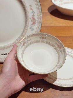 Minton Legacy Bone China 54pc 8 Place Settings + Servers, Mint, Complete Set