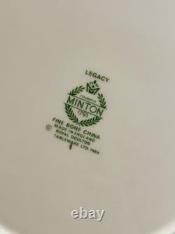 Minton Legacy Bone China 54pc 8 Place Settings + Servers, Mint, Complete Set