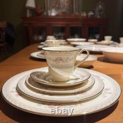 Minton Legacy Bone China 54pc 8 Place Settings + Servers, Mint, Complete Set