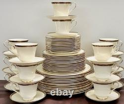 Minton St James Dinner Set of China Service for 14 70 Pcs Baltic Blue 22k Gold