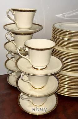 Minton St James Dinner Set of China Service for 14 70 Pcs Baltic Blue 22k Gold