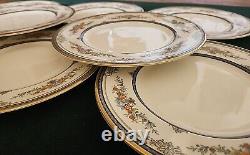 Minton Stanwood (10-5/8'')dinner Plates Made In England Set Of 8