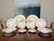 Minton Sutherland Ivory 12 pcs Dinnerware Place setting Rim Soup bowl incl Mint
