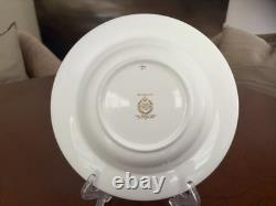 Minton Sutherland Ivory 12 pcs Dinnerware Place setting Rim Soup bowl incl Mint