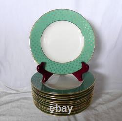 Minton TEAL TURQUOISE Bone China Bread Plates 6.25 (Set of 12) England H5174