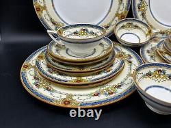 Minton Windsor 5 Piece Place Setting x 4 Bone China England 20 Pieces