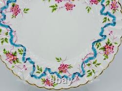 Mintons Blossoms & Blue Ribbon 9 Plates Set of 5