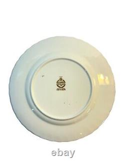 Mintons England Bone China Marlow Pattern Gold Salad Plates Set Of 12