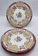 Mintons Set Of 4 RARE discontinued Pink Plates Floral Design With Butterfly