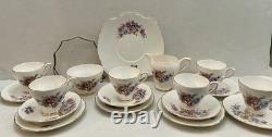 Mixed Lot Royal Sutherland Fine Bone China Made In England 18 Pieces Tea Dessert