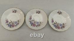 Mixed Lot Royal Sutherland Fine Bone China Made In England 18 Pieces Tea Dessert