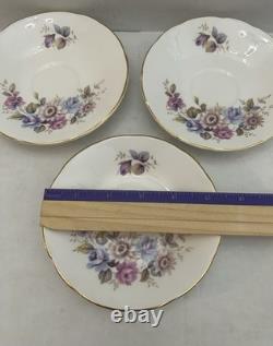 Mixed Lot Royal Sutherland Fine Bone China Made In England 18 Pieces Tea Dessert