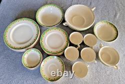 Myott, Son & Co, England, Rudyard, Dinner Service 6 sets of 5 pieces each +Xtras