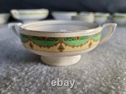Myott, Son & Co, England, Rudyard, Dinner Service 6 sets of 5 pieces each +Xtras