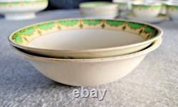 Myott, Son & Co, England, Rudyard, Dinner Service 6 sets of 5 pieces each +Xtras