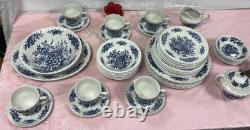 NEW-Set of 46PCS-Stafford-est 1884-Beacon Hill British Anchor-Diner set. England