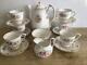 New Chelsea Bone China Emperor Coffee Set 16 Pieces Mint Made England