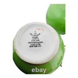 New chelsea staffs Green Floral Antique Tea Set Complete Service For 6 FREE SHIP