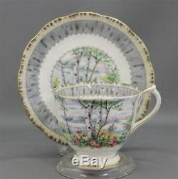 ROYAL ALBERT SILVER BIRCH  SIDE/TEA PLATE IN EXCELLENT CONDITION 