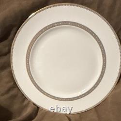 One Vera Wang Wedgwood Vera Lace Gold Bone China Five-Piece Dinner Set England