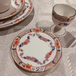 Osborne China Floral Gold 22 Piece Tea Set Vintage England Mint 4 Person