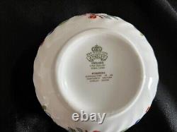 PEMBROKE by AYNSLEY BONE CHINA ENGLAND SET OF 9ITEMS, 6 SALAT PLATES, 3 SERVINGS