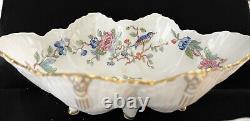 PEMBROKE by AYNSLEY BONE CHINA ENGLAND SET OF 9ITEMS, 6 SALAT PLATES, 3 SERVINGS