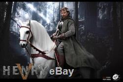 POPTOYS 1/6 EX22 King Henry V of England W 2 Head Action Figure Set War horse
