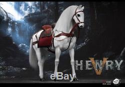 POPTOYS EX22 1/6 King Henry V of England with 2 Head Model & War Horse Model Set