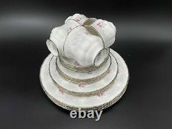 Paragon Bridal Lace 5 Piece Plate Setting for 4 Bone China England 20 Pieces