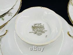Paragon DuBarry z773 Soup Dessert Bowl With Saucer Set x 4 Bone China England