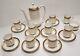 Paragon Fine Bone China Athena Tea Set Gold/White Majesty Queen England 20 Piece