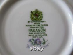 Paragon Fine Bone China Forget Me Not Porcelain Coffee Set of 6, England