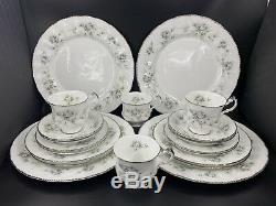 Paragon First Love 5 piece Plate Settings for 4 Bone China England 20 pieces