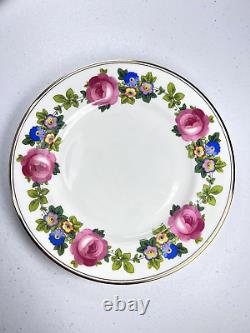 Paragon PAR54 Dinner Plates SET 6 Antique Star Bone China ENGLAND Pink 8 7/8