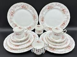 Paragon Rose Bouquet 5 Piece Place Setting x 4 Bone China England 20 Pieces