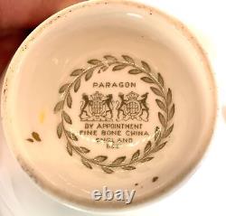 Paragon Tea Cup Saucer China England Queen Elizabeth II Coronation 1953
