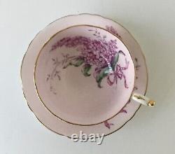 Paragon china'Lilac' teacup and saucer set