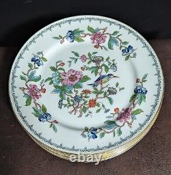 Pembroke (Gold Trim) By Aynsley China Set Of 10 Dinner Plate 10.25