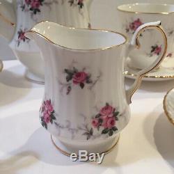 Princess House Hammersley Spode Fine Bone China Tea Set England 4 Cups Roses