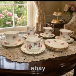 Princess House WINDSOR ROSE Tea Set Hammersley Spode Bone China England 13pc Pi